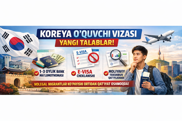 🚨 KOREYAGA VIZA OLISH QIYINLASHISHI MUMKIN! 🇰🇷